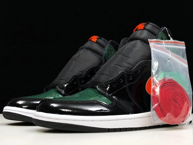 Bmlin Shoes OG Team 1 High Jordan Air AV3905-038 Black x Orange-Fir Retro SoleFly 0822